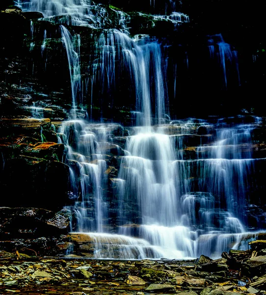 Glens Falls Wasserfall Ländlichen Vermont — Stockfoto