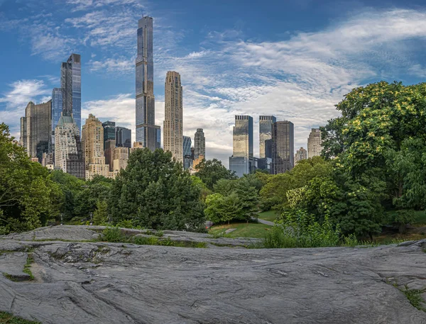 Central Park New York City Sommaren — Stockfoto