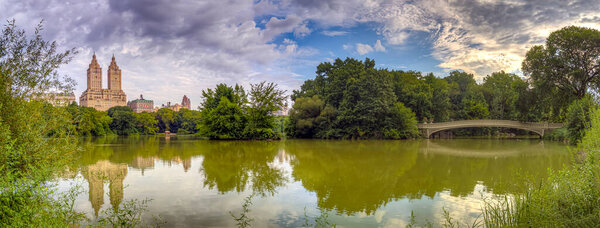 Боу-бридж, Центральный парк, Нью-Йорк