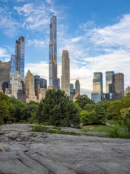 Central Park New York City Sommaren — Stockfoto