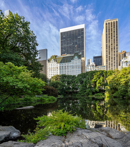 На озере в Центральном парке, Нью-Йорк, Манхэттен