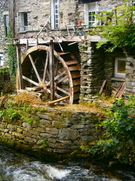 Waterwheel w ruinę Obrazek Stockowy