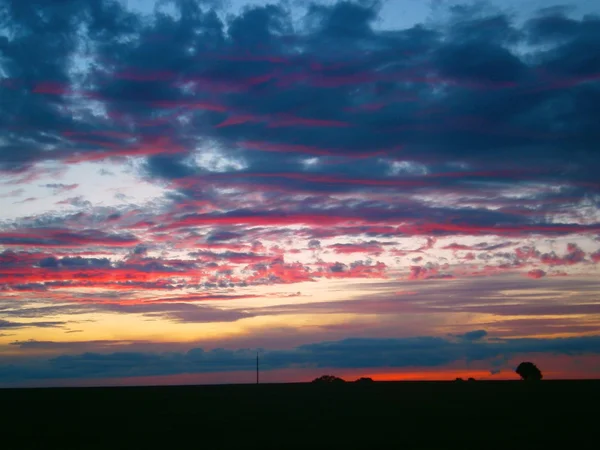 Cielo lunatico — Foto Stock