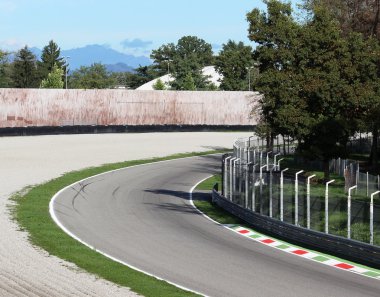 Track of F1 in Monza clipart
