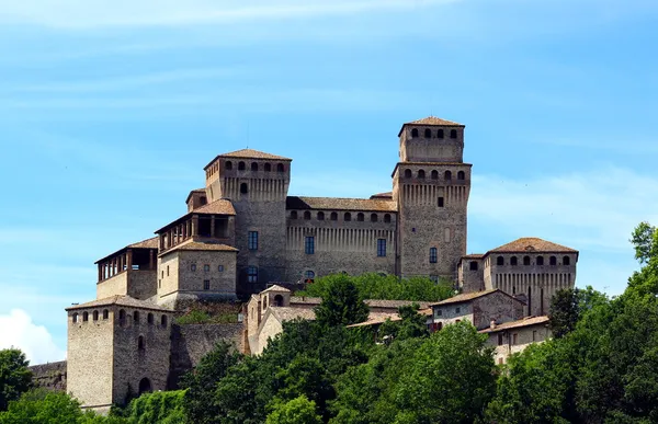 Torrechiara 的城堡 — 图库照片