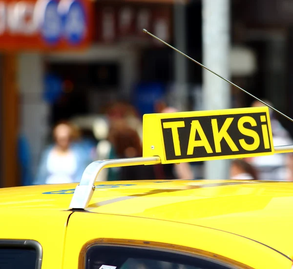 Taxi — Foto Stock