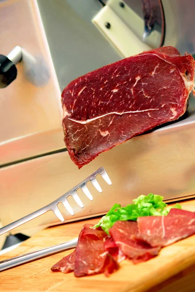 Carne de bovino seca — Fotografia de Stock