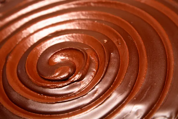 Çikolatalı girdap — Stok fotoğraf