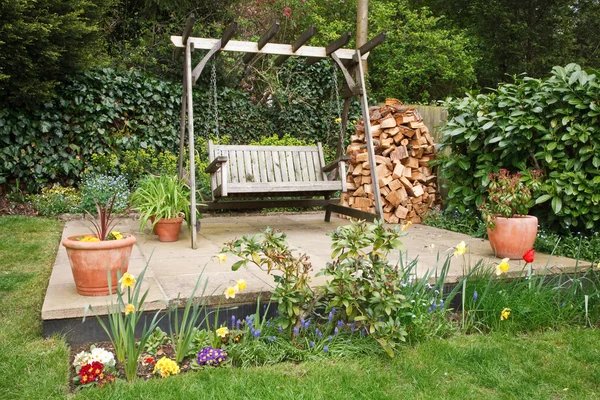 Garden patio — Stock Photo, Image