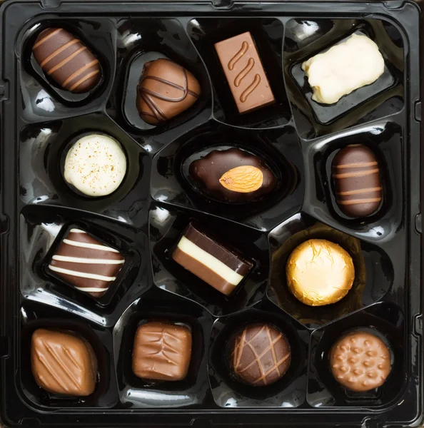 Boîte de chocolats — Photo