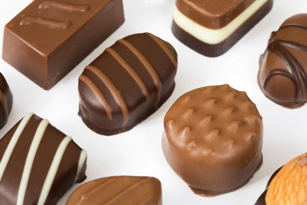 Chocolade selectie — Stockfoto