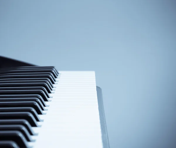 Keyboard cool tone — Stock Photo, Image