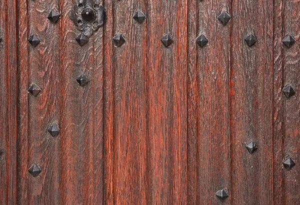 Porte traditionnelle en bois — Photo