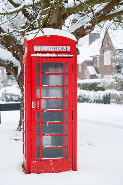 Telefonkiosk i uk — Stockfoto