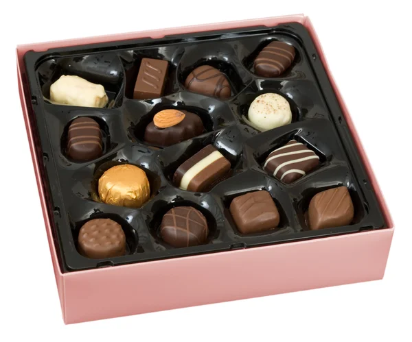 Caja de chocolates — Foto de Stock