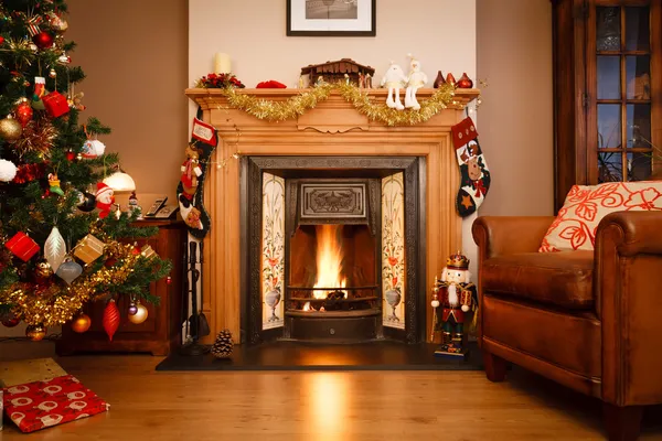 Christmas living room — Stock Photo, Image