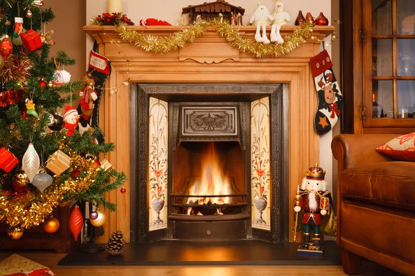 Chimenea de Navidad — Foto de Stock