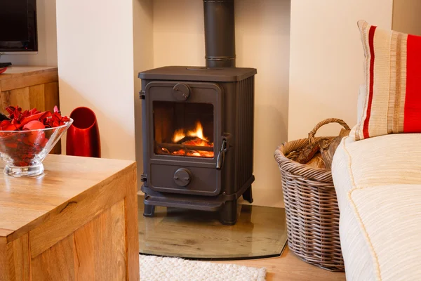 Wood burning stove — Stock Photo, Image