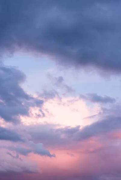 Dramatic Sky Sunset Moody Storm Clouds Thunder Storm Ideal Background — Stock Photo, Image