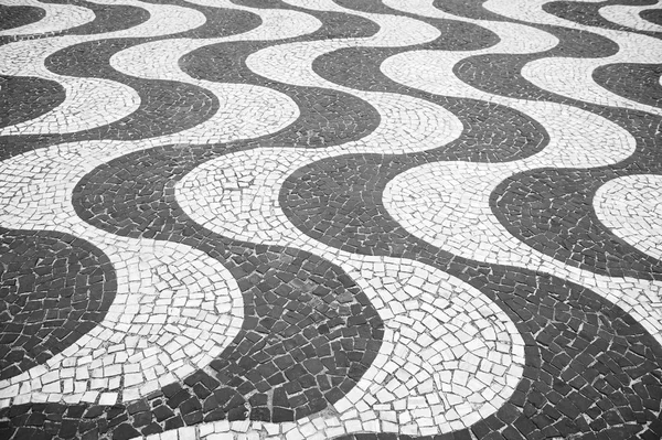 Copacabana Beach Boardwalk Rio de Janeiro — Zdjęcie stockowe