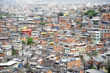 Brezilyalı hillside favela oldu rio de janeiro Brezilya