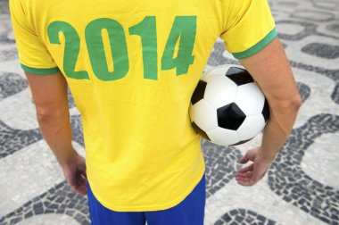 Brezilya futbol futbolcu 2014 rio gömlek giyer