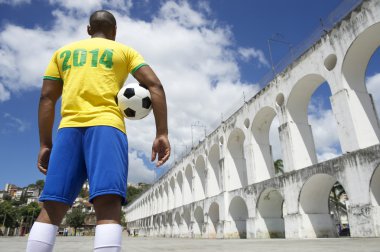 Brezilya futbol futbolcu 2014 rio gömlek giyer