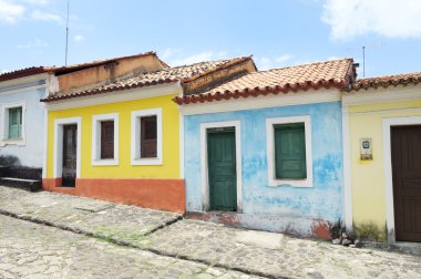 Traditional Brazilian Portuguese Colonial Architecture clipart