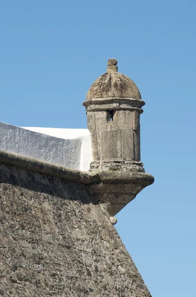 Mirador del Fuerte Colonial Barra Salvador Brasil Lighthouse — Foto de Stock