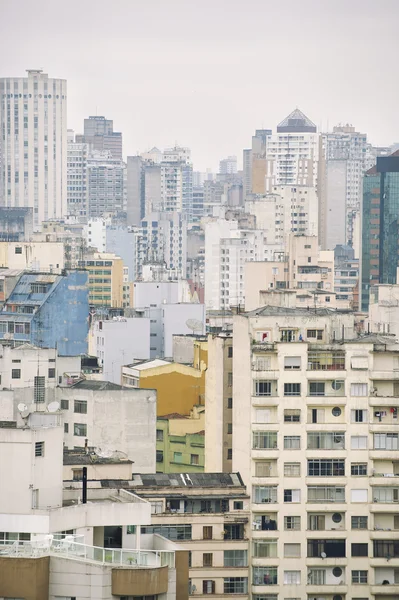 圣保罗城市景观巴西城市景观天际线垂直 — 图库照片