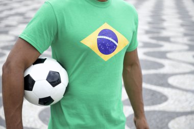 Brezilyalı futbolcu Brezilya bayrağı gömlek futbol rio holding