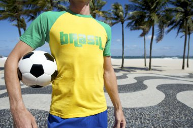 futbolcu futbol copacabana rio holding brasil gömlek