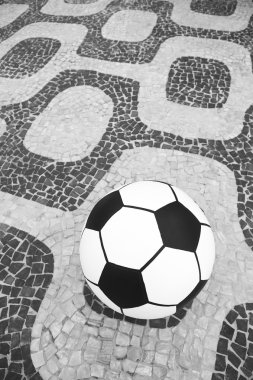 Futbol topu futbol Ipanema rio de janeiro Brezilya