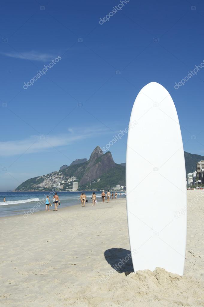 Stand Up Paddle Surfboard Ipanema Beach Rio de Janeiro Brazil