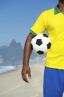 Brezilya futbol oyuncunun futbol rio