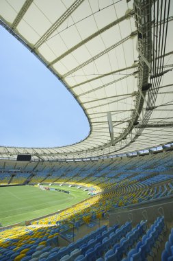 Maracana futbol Futbol Stadyumu boş sandalye