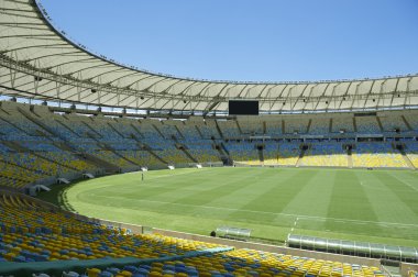 Maracana Futbol Stadyumu oturma ve pitch
