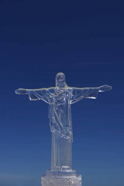 Rio Christ il Redentore Souvenir Blue Sky — Foto Stock