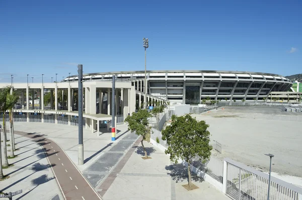 Maracana piłka nożna Piłka nożna stadion rio de janeiro Brazylia — Zdjęcie stockowe