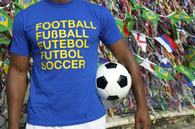 Brezilya futbol Futbol oyuncu salvador dilek şeritler