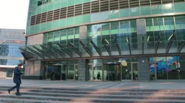 VTB Moskova şehir merkezi, Rusya bankacılık merkezi Rusya, Moskova, 12okt2021.