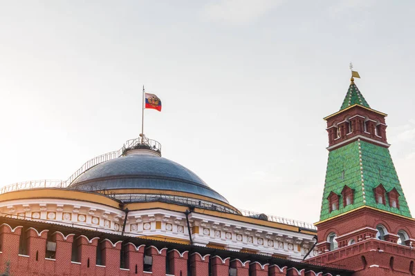 Флаг Московского Кремля Официальное Место Concept Правительства — стоковое фото