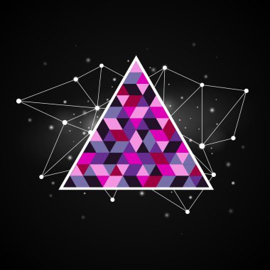 hipster üçgen arka plan