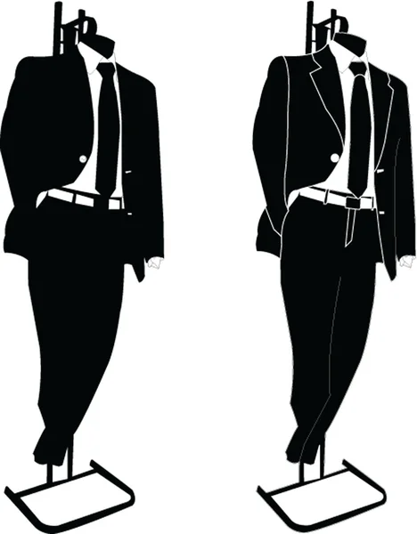 Trajes de negocios - vector — Vector de stock