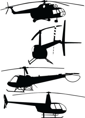 koleksiyon - helikopter vektör