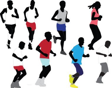 maraton collection - vektör