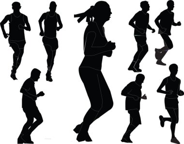 maraton collection - vektör