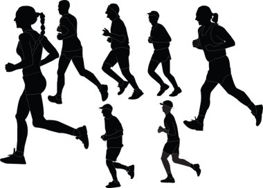 maraton collection - vektör