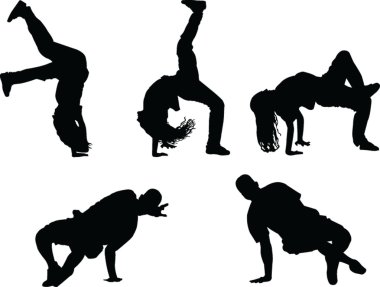 breakdance collection - vektör