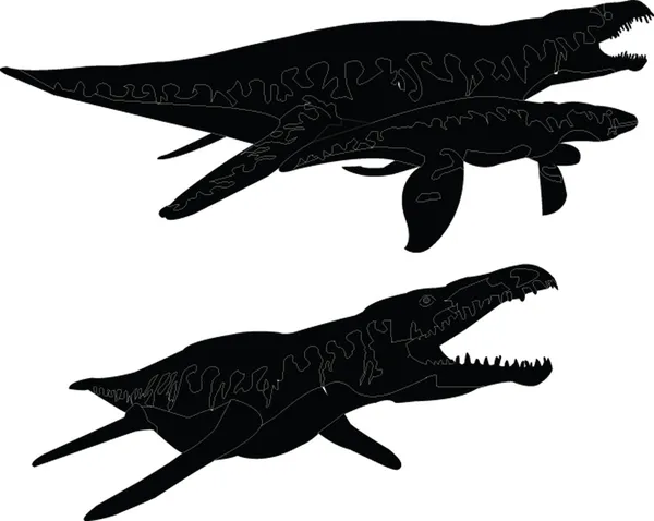 liopleurodon collection - vektör